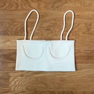 Orseund Iris Square Neckline Sleeveless Crop Top